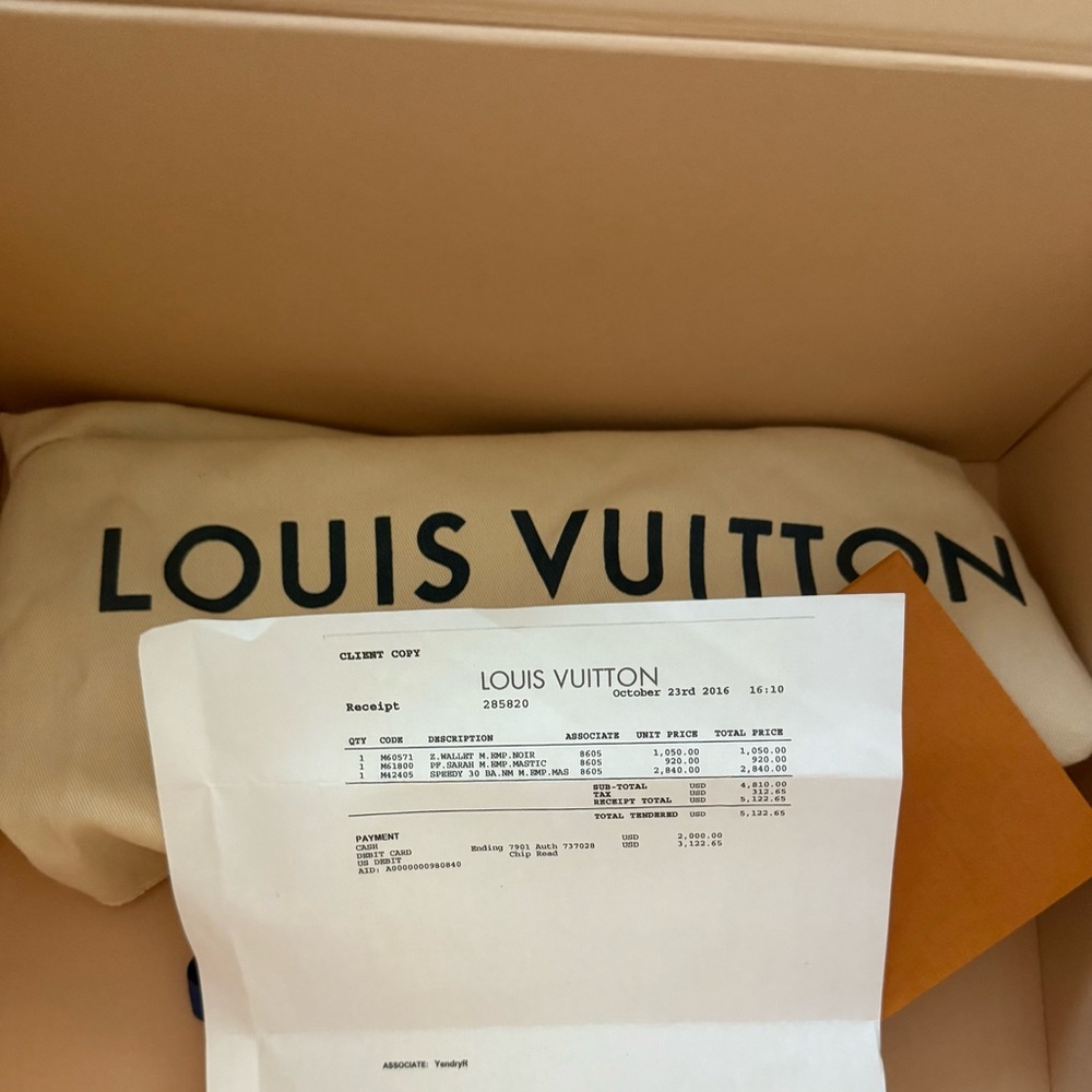 Louis Vuitton Monogram Empreinte Speedy Bandouliere 30 Bag - Picture 7 of 9